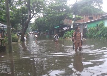 Flooding in South Dagon Township