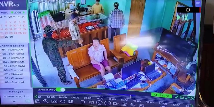 မန္တလေးရှိ ရွှေဆိုင်တစ်ဆိုင် ဓားပြတိုက်ခံရ