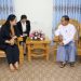 ငလျင်ဒဏ်သင့်အဆောက်အဦးများပြန်ဆောက်ရန်တရုတ်သံအမတ်ကြီးနှင့်စစ်ကိုင်းတိုင်းဝန်ကြီးချုပ်တွေ့ဆုံဆွေးနွေး