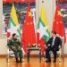 မြန်မာ-တရုတ် နှစ်နိုင်ငံသံတမန်ဆက်ဆံရေး ၇၅ နှစ်ပြည့်အထိမ်းအမှတ် ဂုဏ်ယူဝမ်းမြောက်ကြောင်းသဝဏ်လွှာ အပြန်အလှန်ပေးပို့