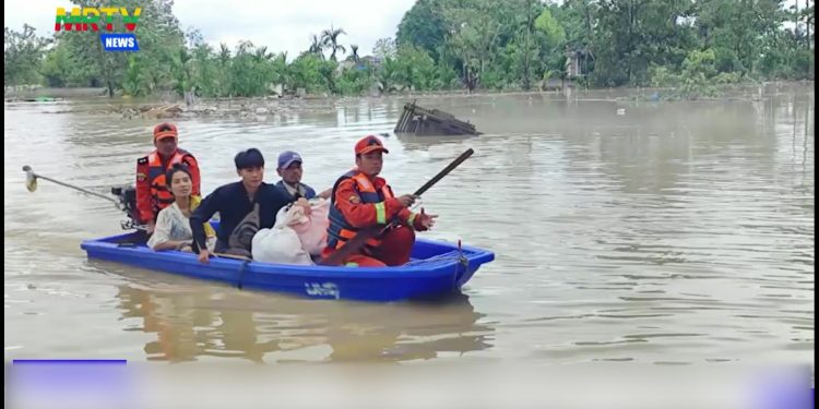 မြစ်ကြီးနား၌ ရေဘေးကယ်ဆယ်ရေးစခန်း ၃၀ ဖွင့်လှစ်ထား