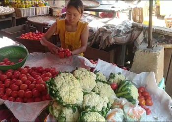 သဘာဝဘေးကြောင့် ရှမ်းကုန်စိမ်းများရှားပြီး စျေးတက်နေ
