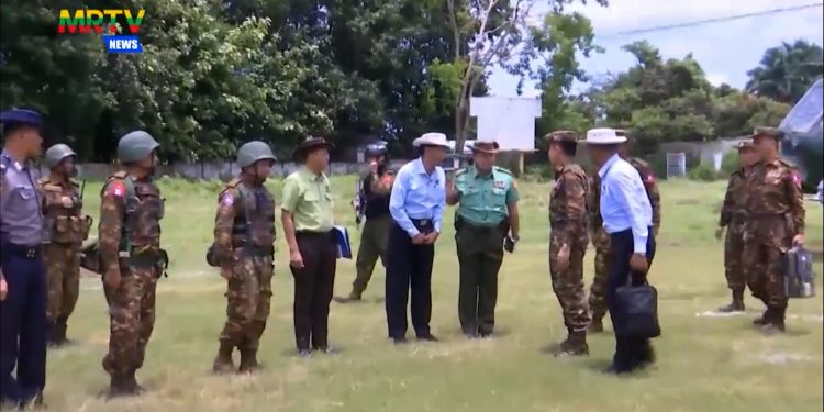နစကဒုဥက္ကဋ္ဌ နောင်ချိုသွားရောက်ပြီး စစ်သည်များနှင့်တွေ့ဆုံ