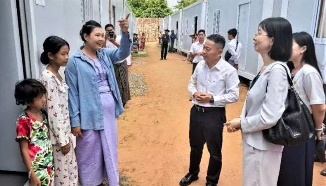 စစ်ကိုင်း၌ မြန်မာ-တရုတ်ချစ်ကြည်ရေးဈေးရုံ ပန္နက်တင်