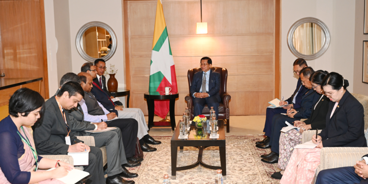 သမ္မတကြီးဦးမင်းအောင်လှိုင်ထံ Reserve Bank of India ဥက္ကဋ္ဌ ဂါရဝပြုတွေ့ဆုံ
